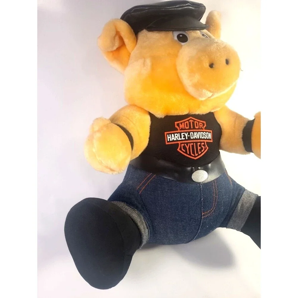 Harley Davidson Hog‎ Plush Biker Pig 14